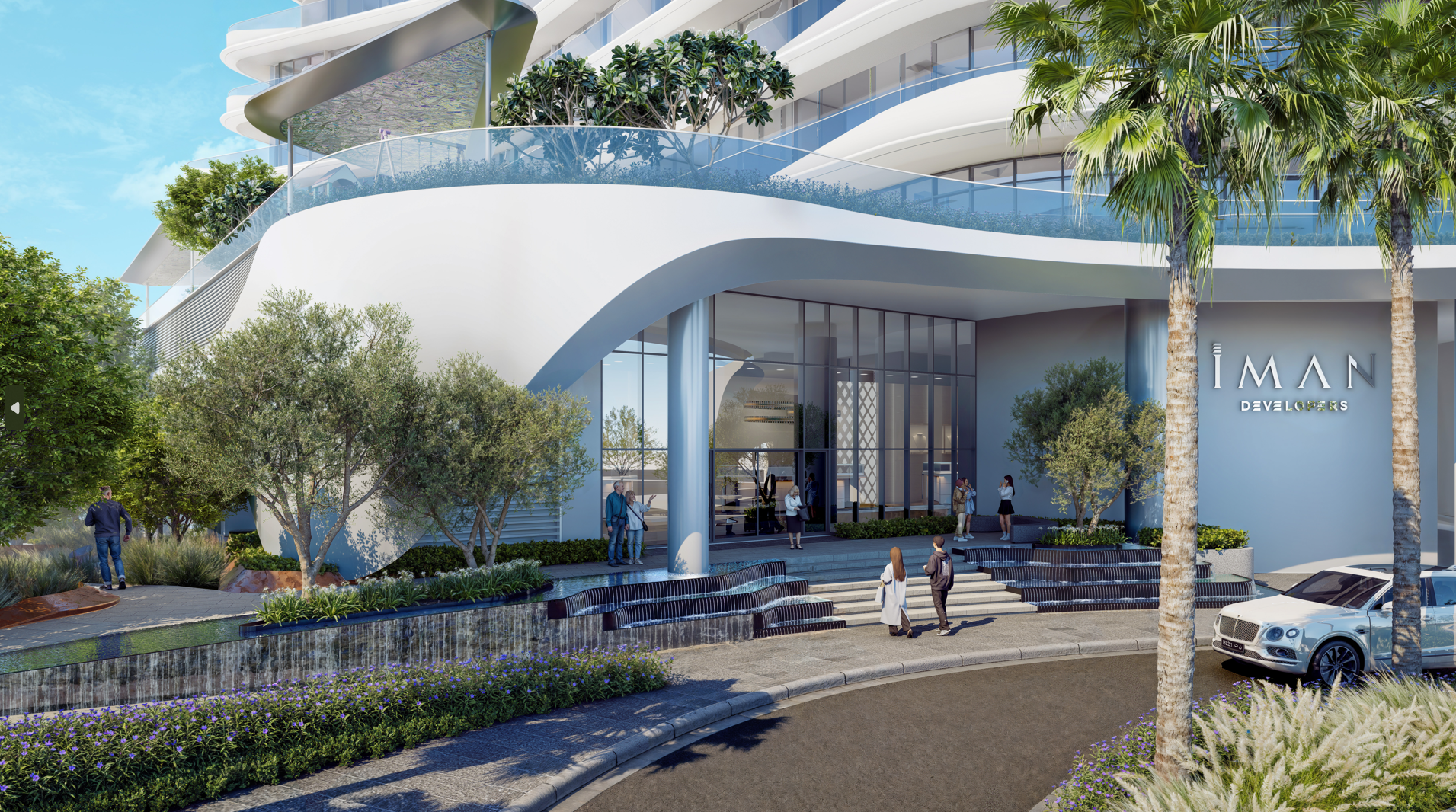 Lobby View of Cascade Dubai