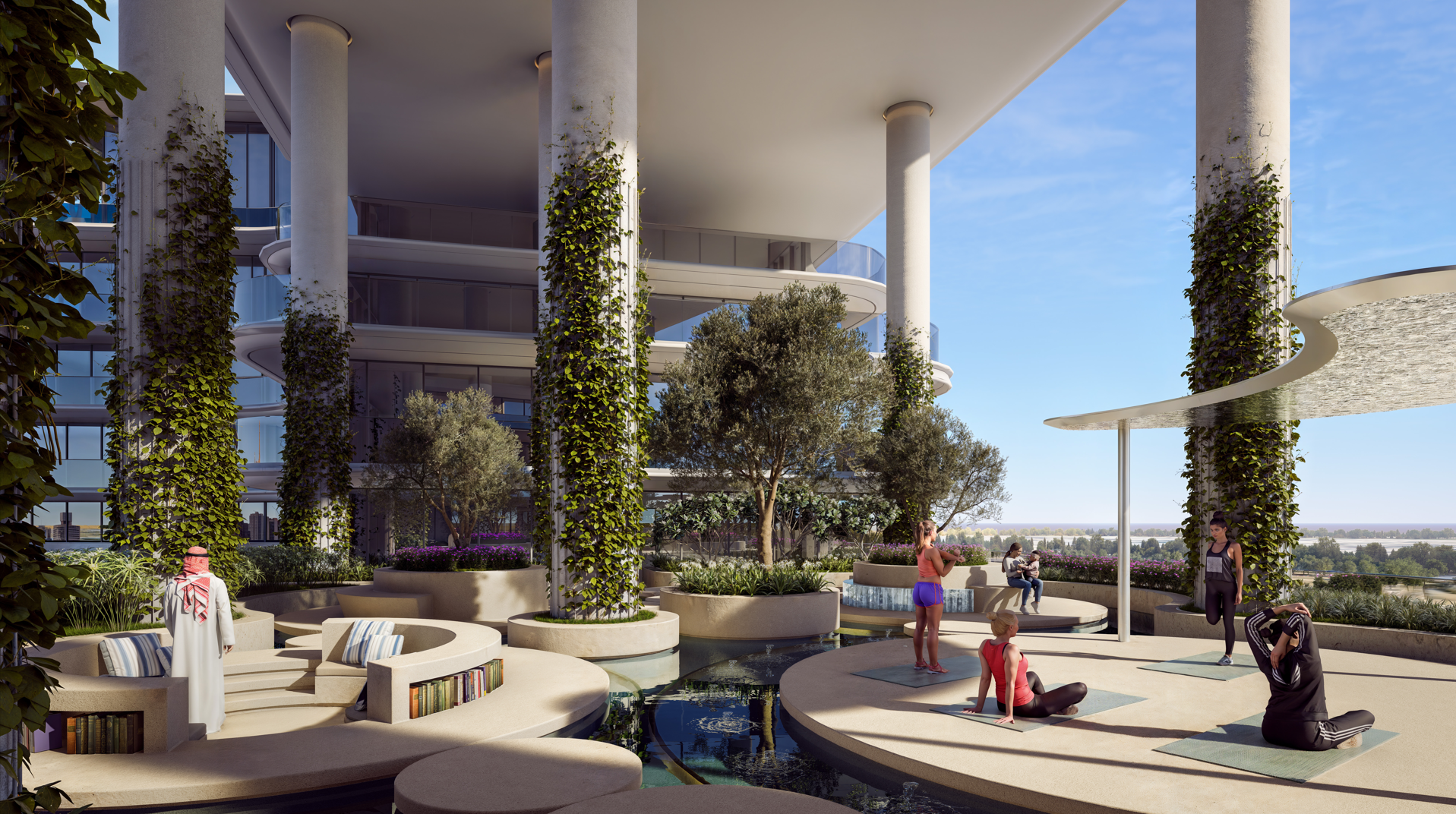 Exterior View of Cascade Dubai